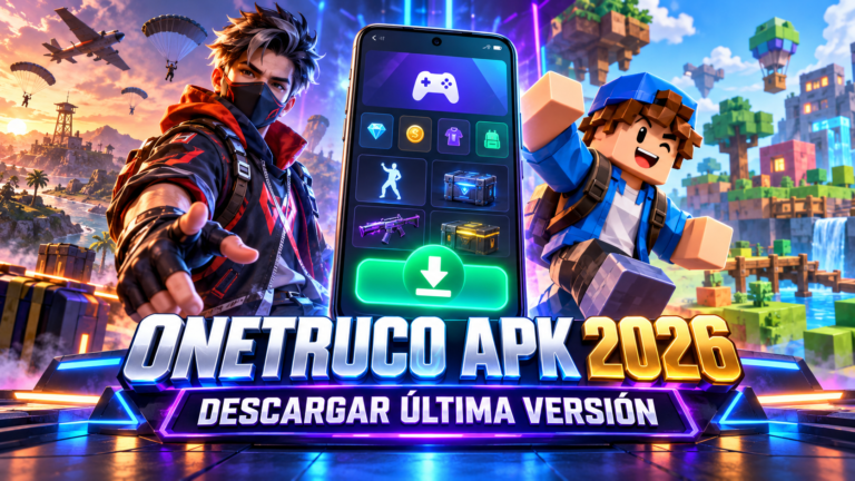 Onetruco APK 2026 - Descargar Última Versión para Free Fire y Roblox