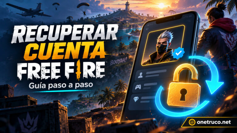recuperar cuenta free fire